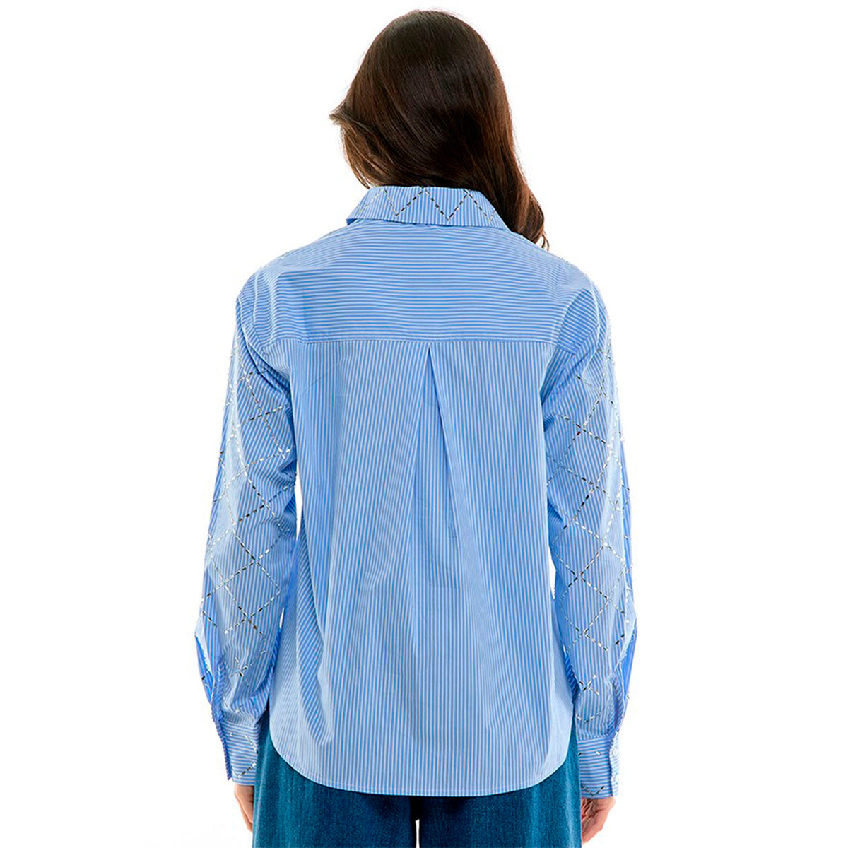Camisa Azul de Rayas