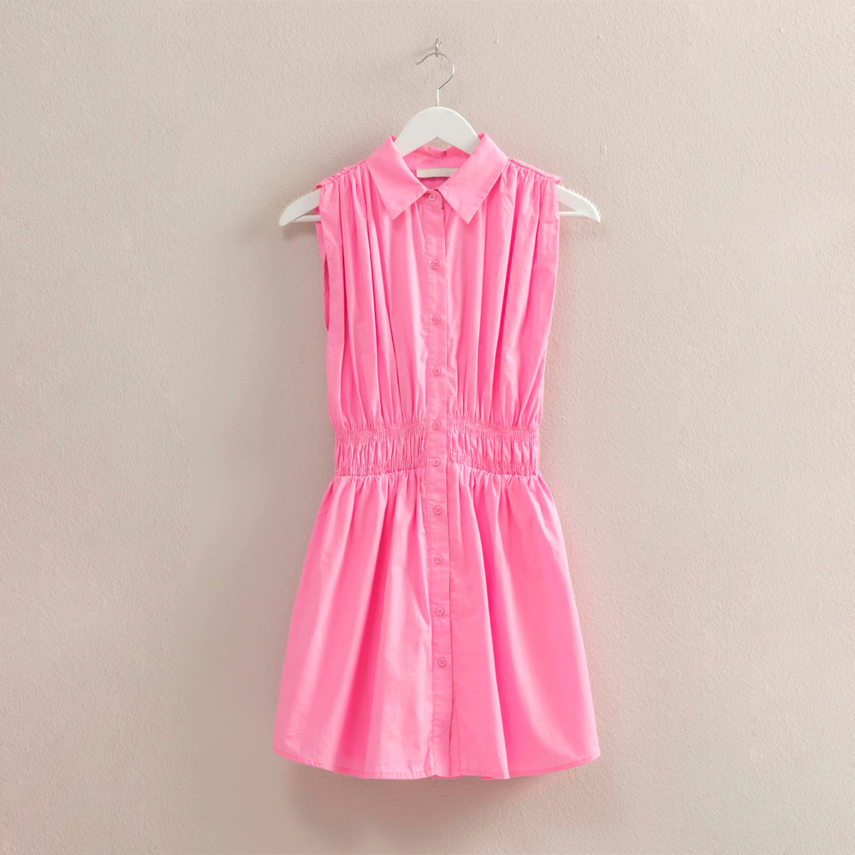 Vestido Rosa sin Mangas