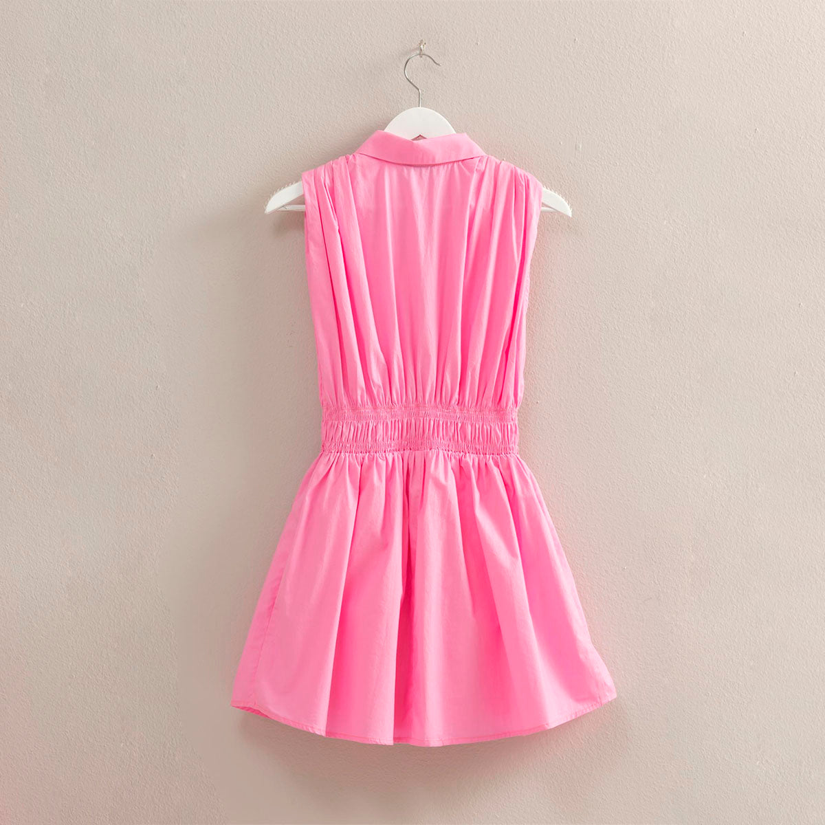 Vestido Rosa sin Mangas