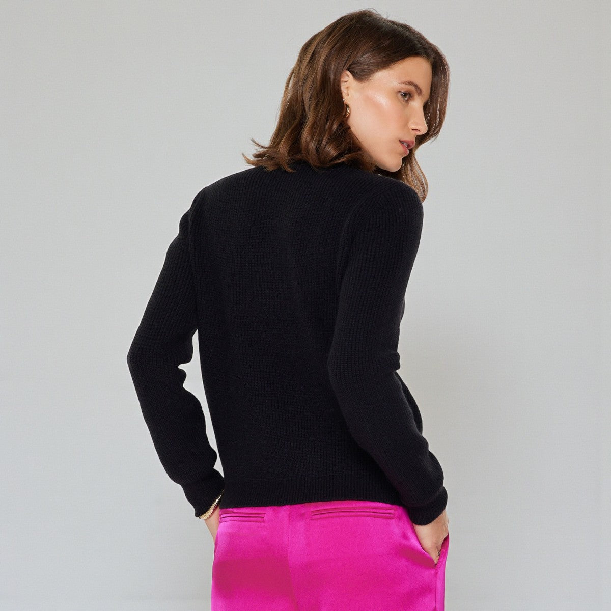 Sueter Negro con Decoracion