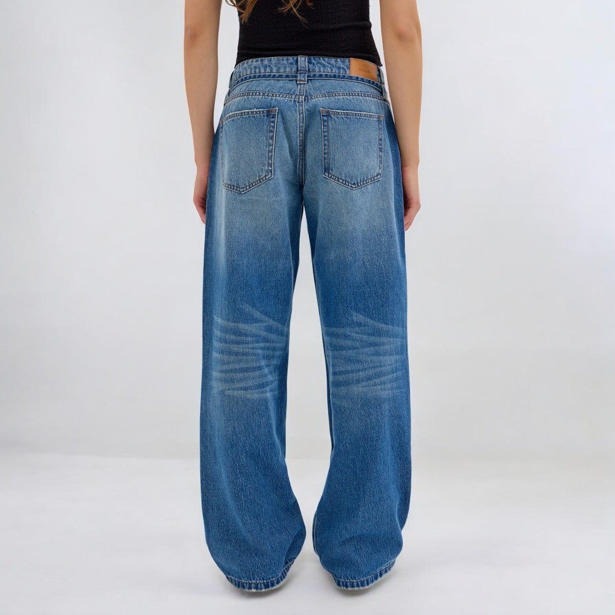 Jeans Azules de Mezclilla