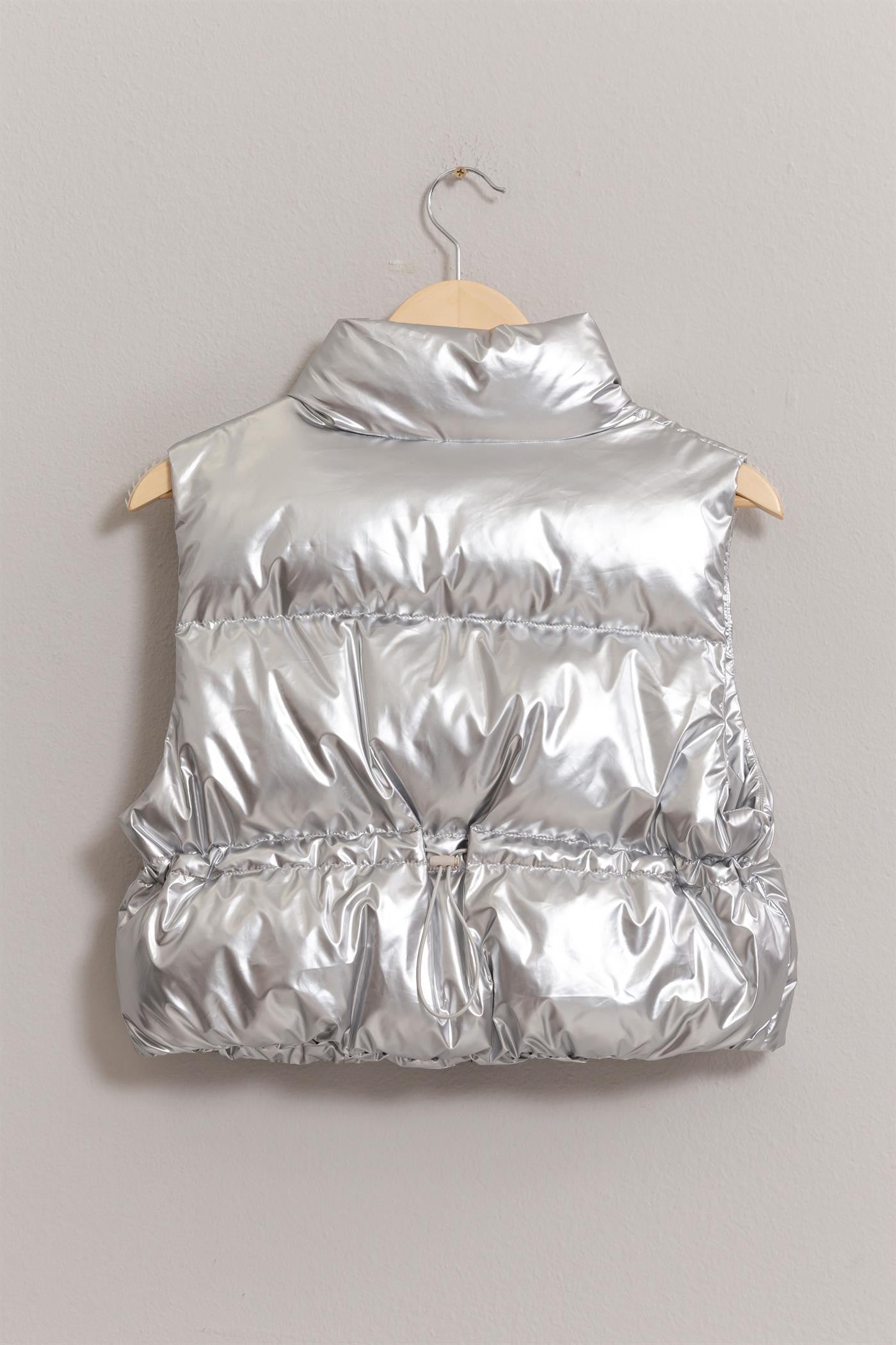 Chaleco Plata Metalico