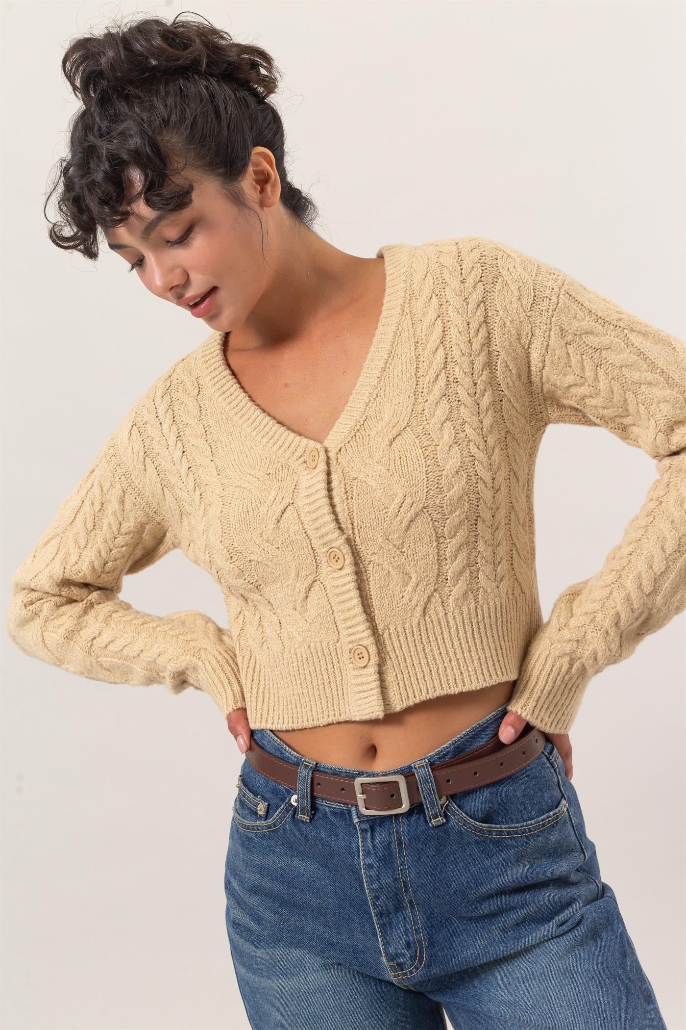 Sueter Taupe de Punto