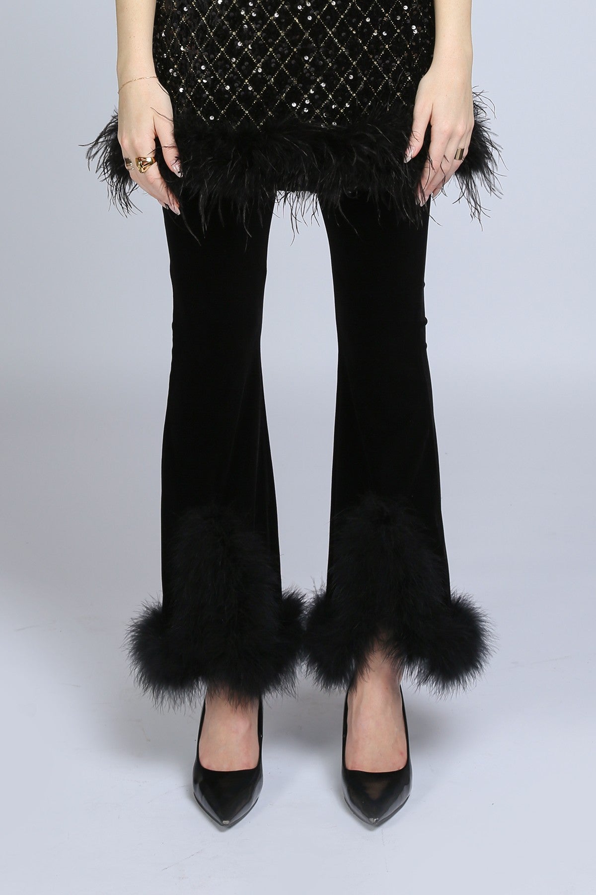Pantalon Negro con Peluche