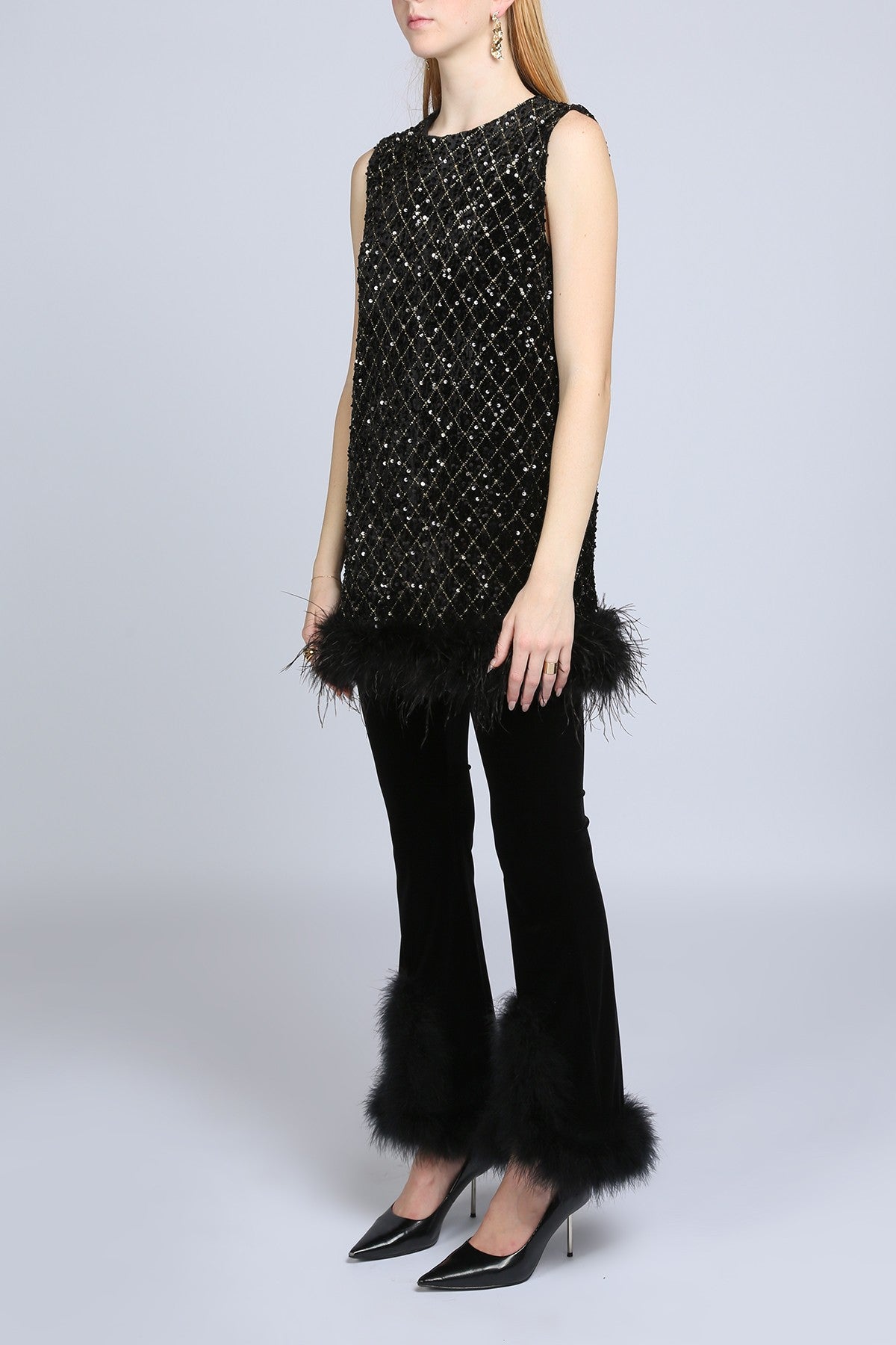 Pantalon Negro con Peluche