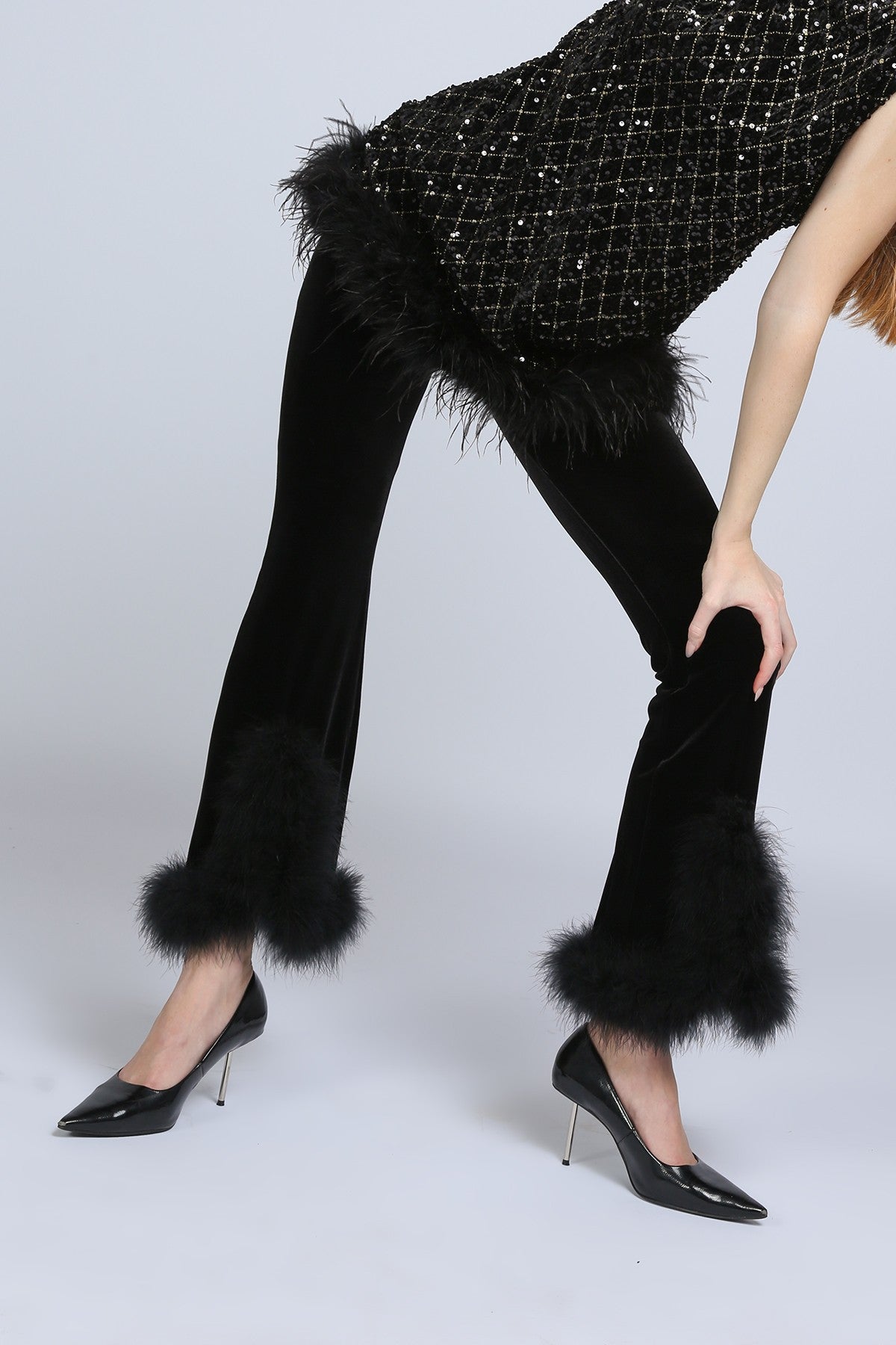 Pantalon Negro con Peluche