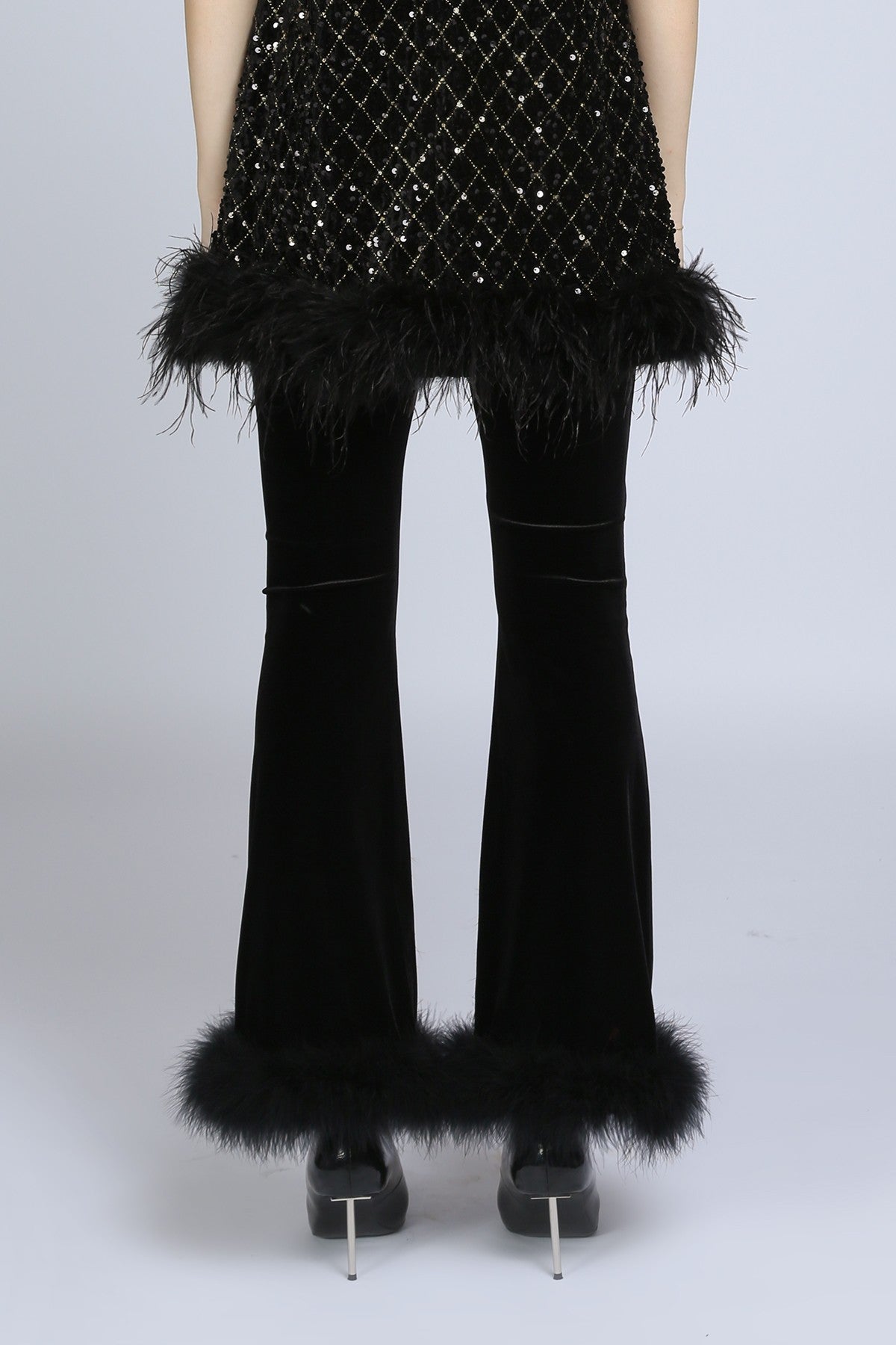 Pantalon Negro con Peluche