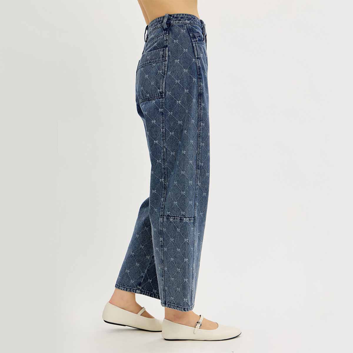 Jeans Azul con Detalles