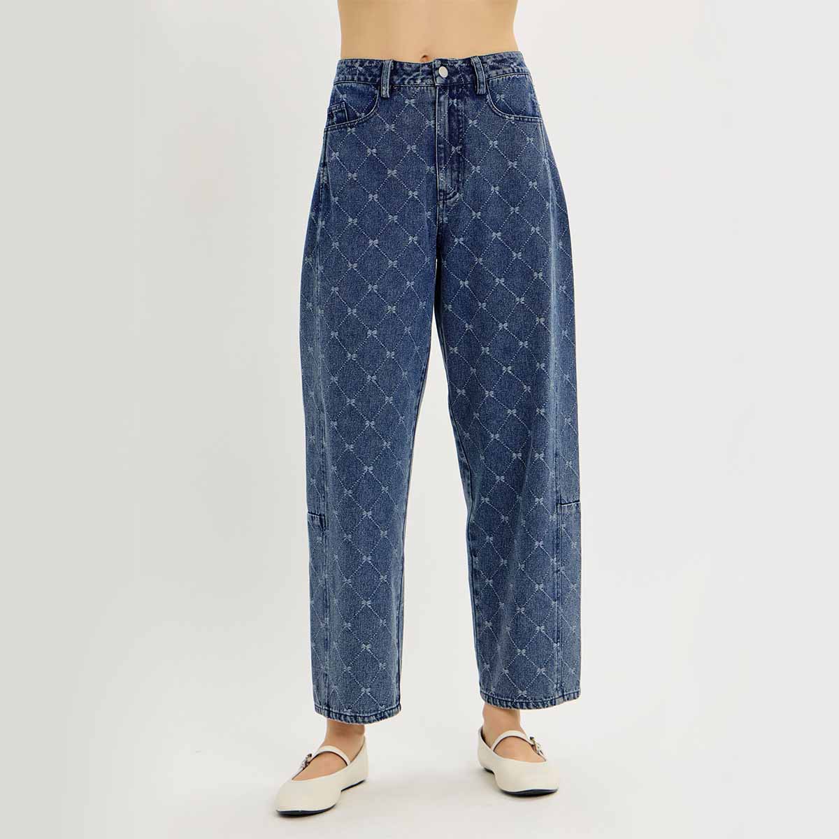 Jeans Azul con Detalles