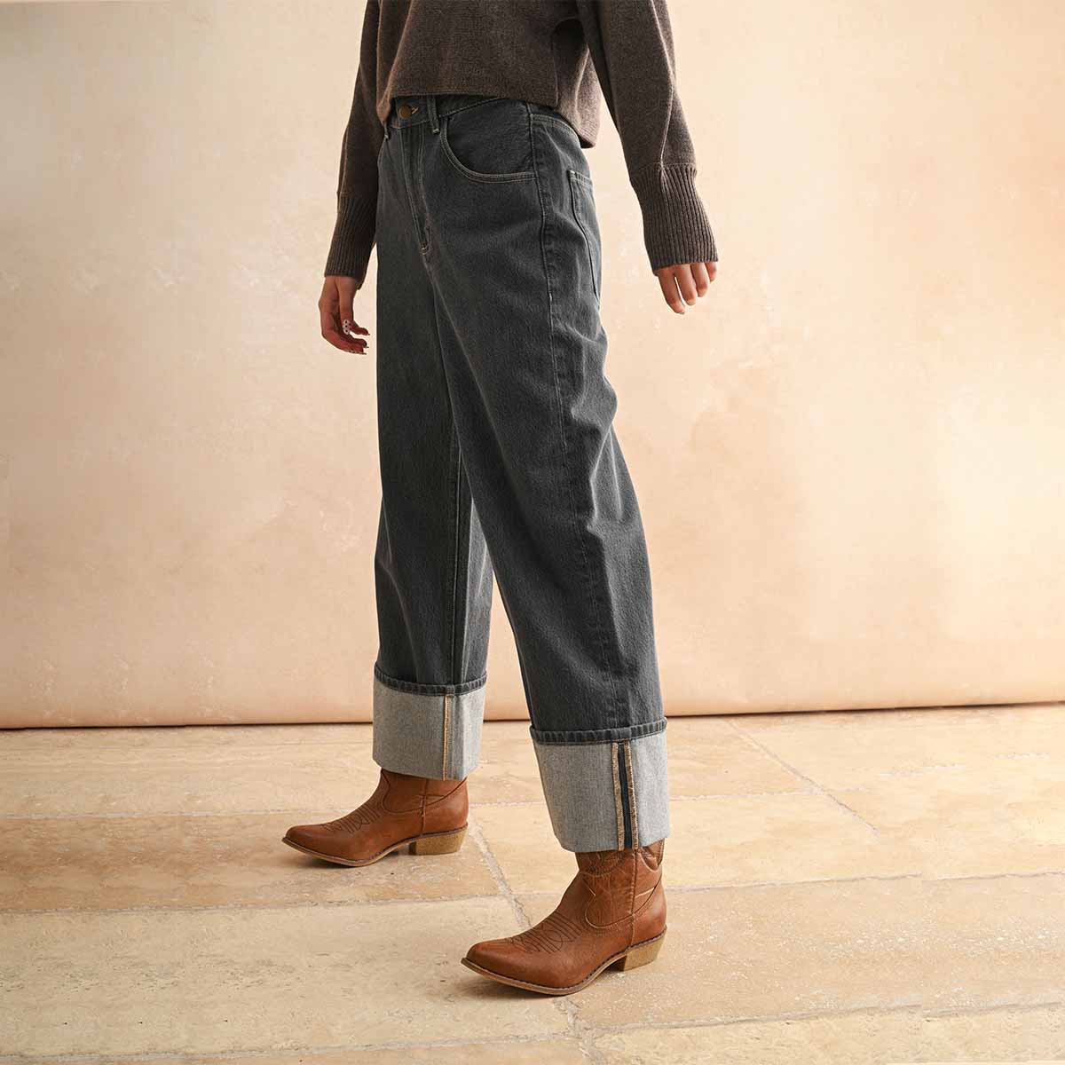 Jeans Gris Deslavado