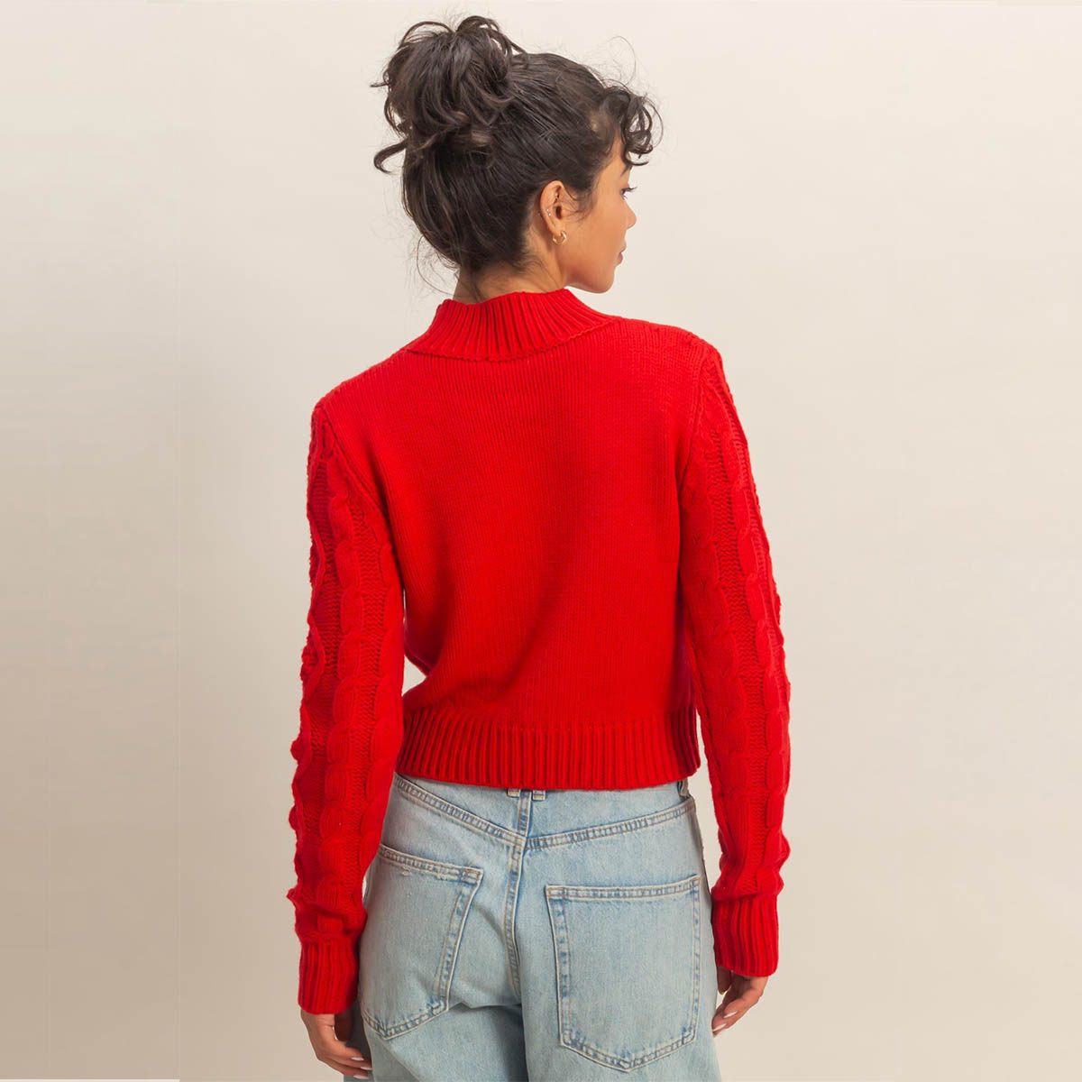 Sueter Rojo de Punto