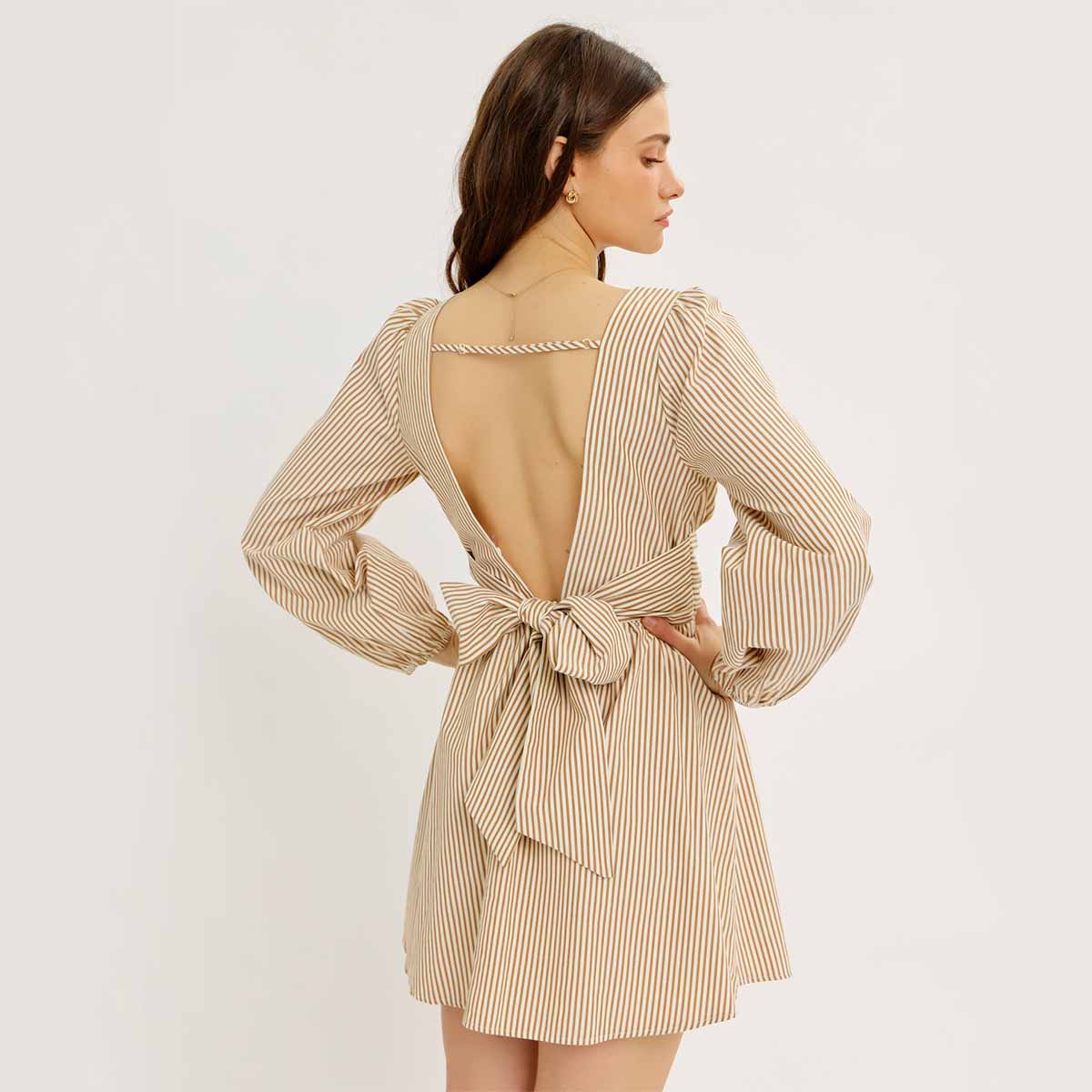 Vestido Cafe de Rayas