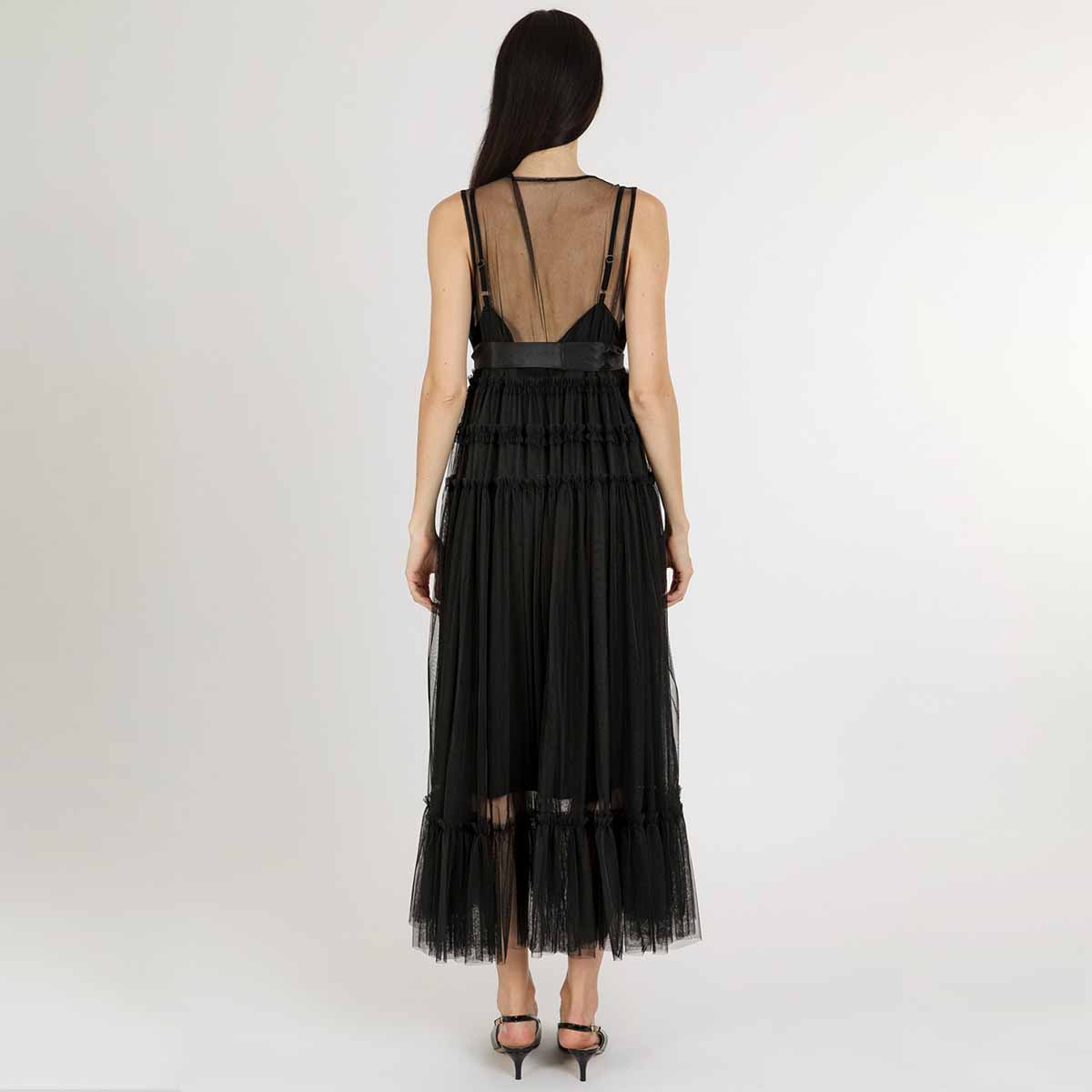 Vestido Negro Tul