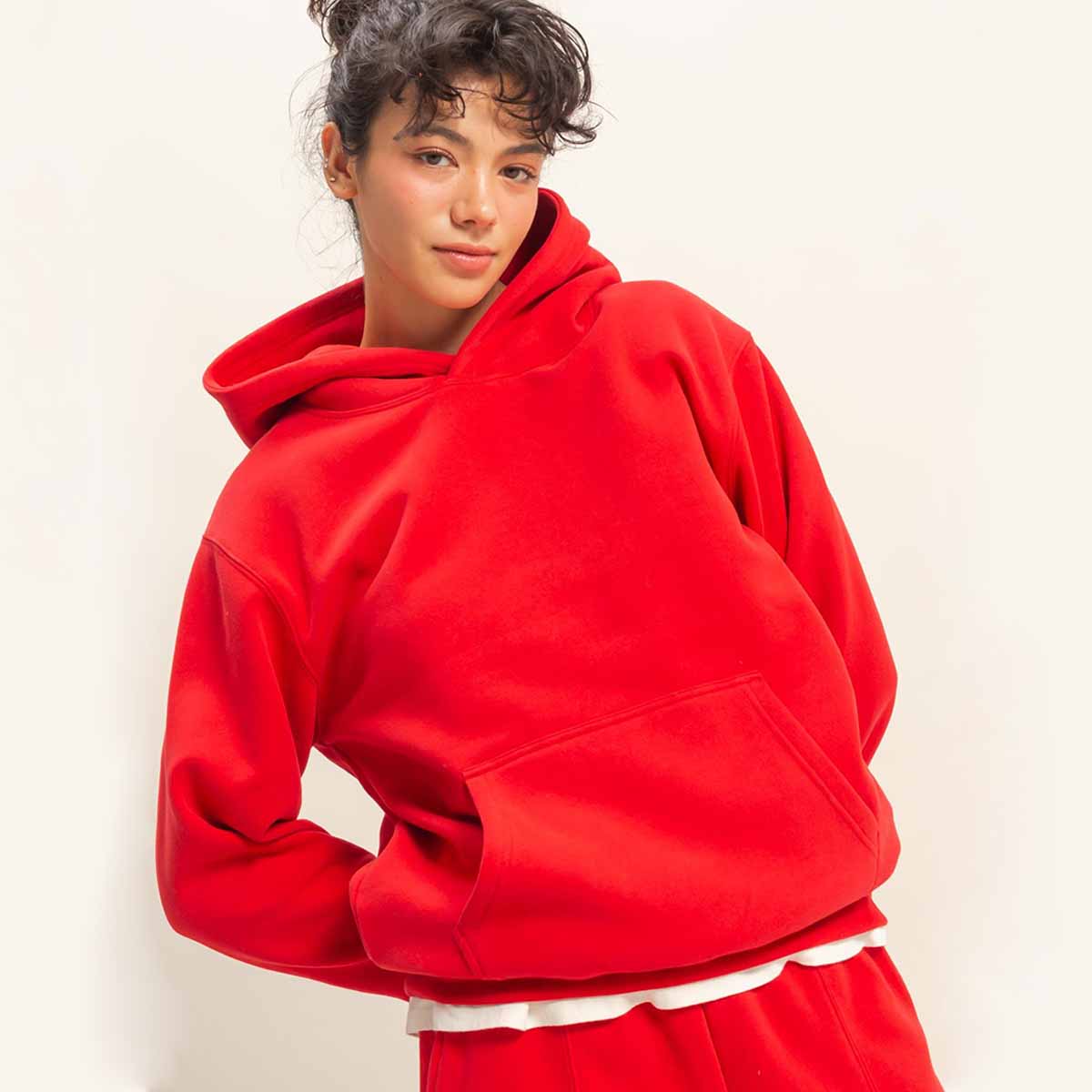 Sudadera Roja con Capucha