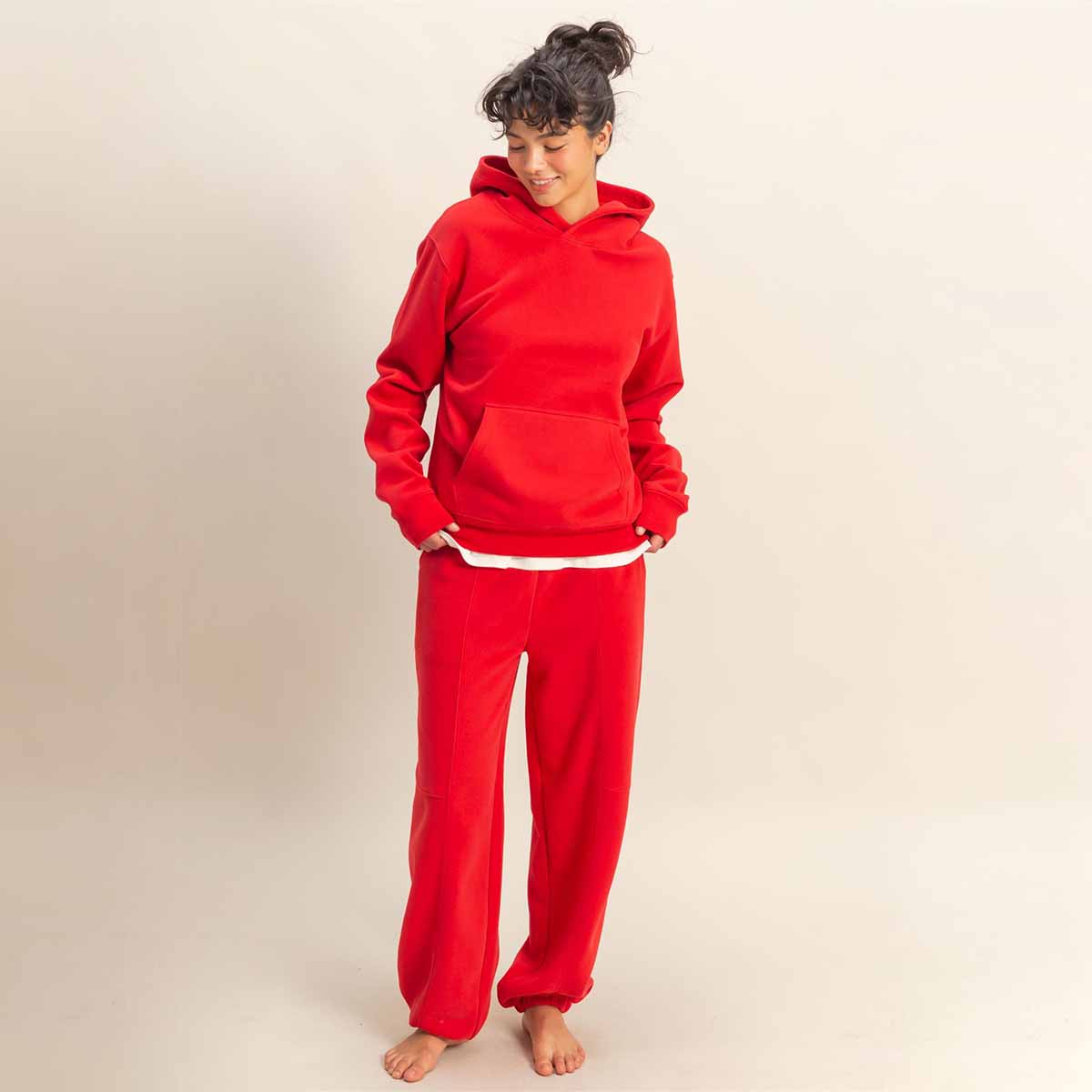 Sudadera Roja con Capucha