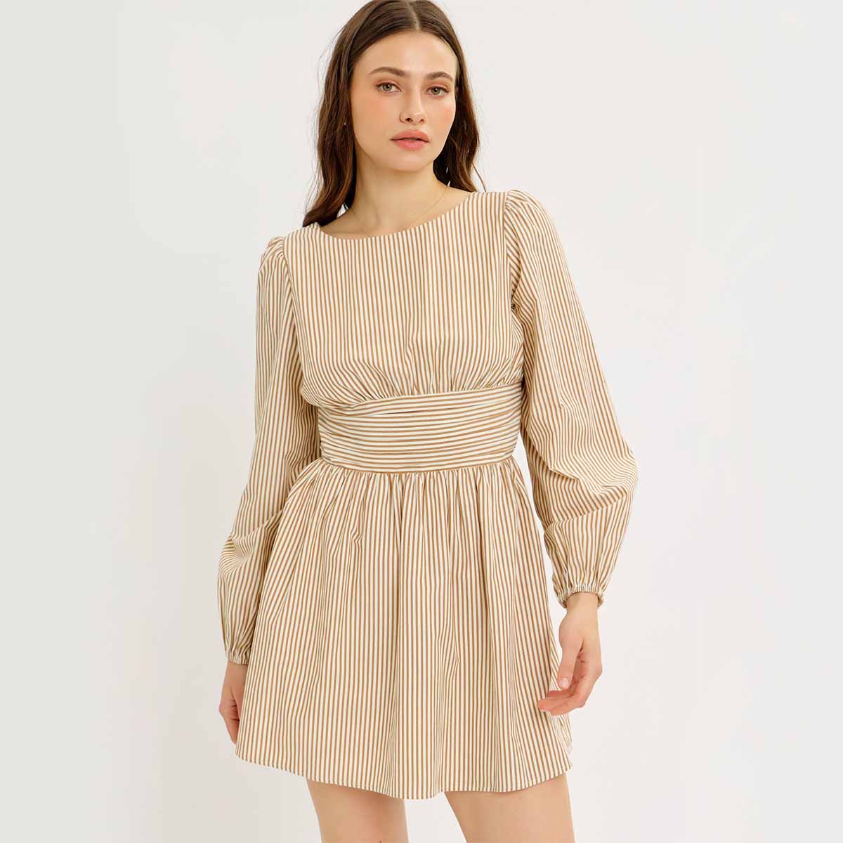 Vestido Cafe de Rayas
