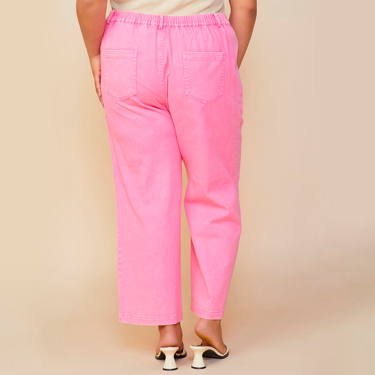 Pantalón Ancho Rosa