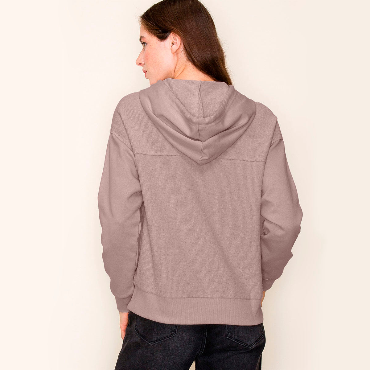 Sudadera Kaki con Gorra