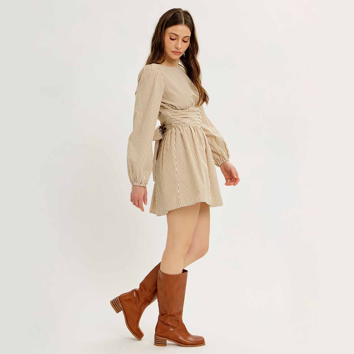Vestido Cafe de Rayas