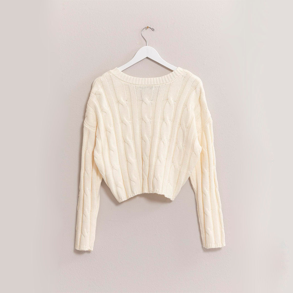Sueter Crema de Punto