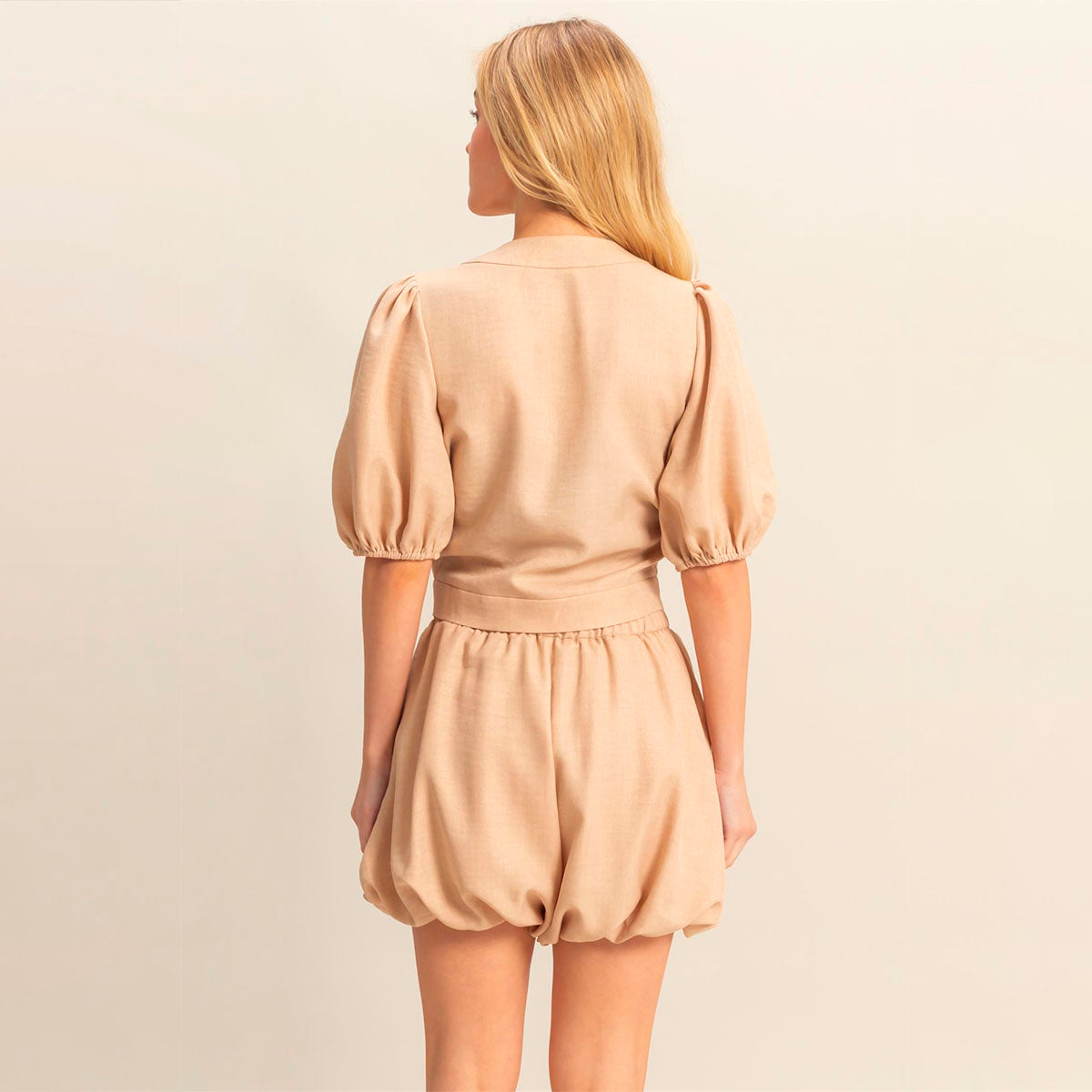 Set Beige Abullonado