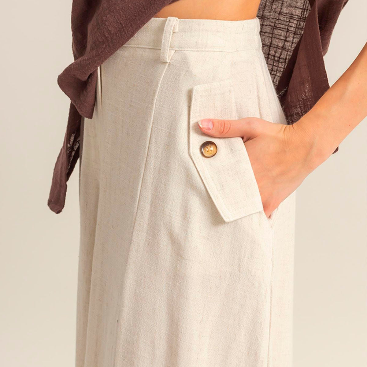 Pantalon Hueso