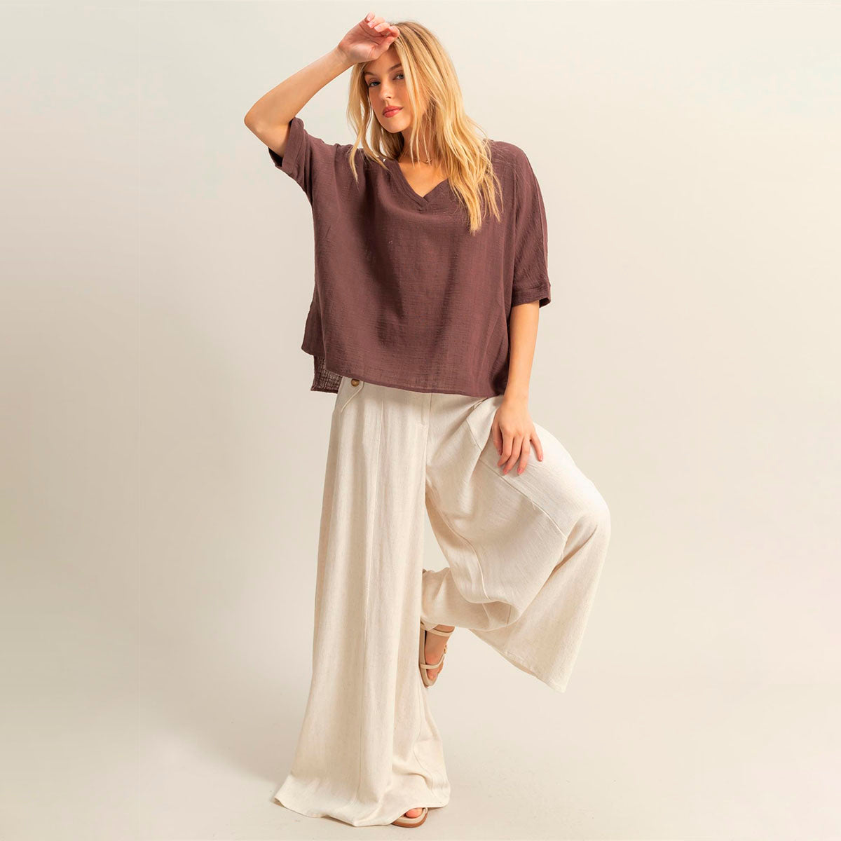 Pantalon Hueso