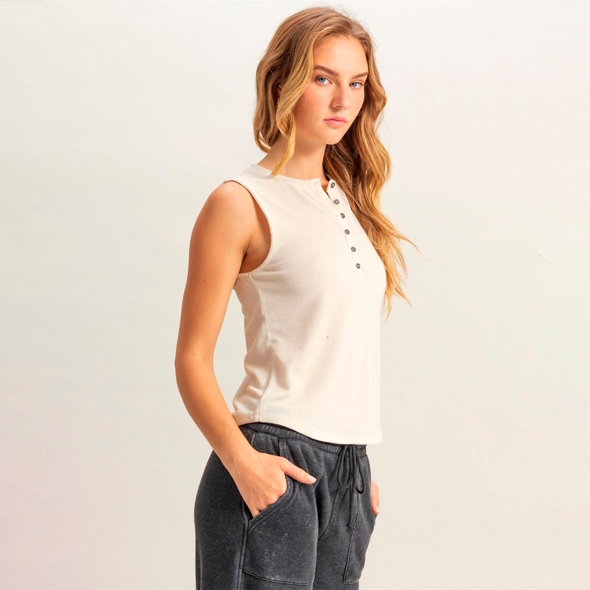 Blusa Hueso Basica