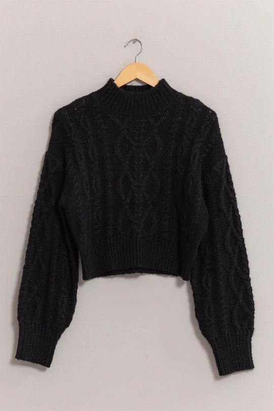 Sueter Negro de Punto