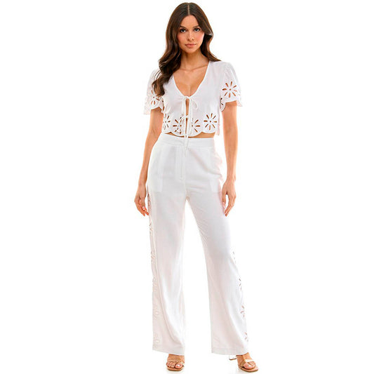 Set Blanco con Detalle