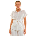 Blusa Blanca con Detalle