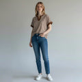 Blusa Cafe de Rayas