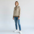 Sudadera Beige de Rayas