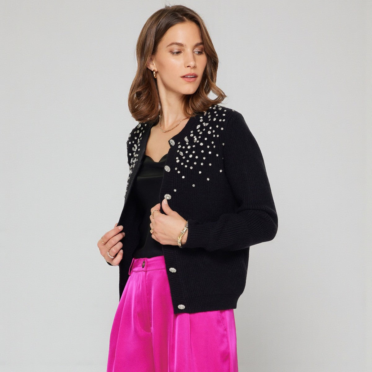 Sueter Negro con Decoracion