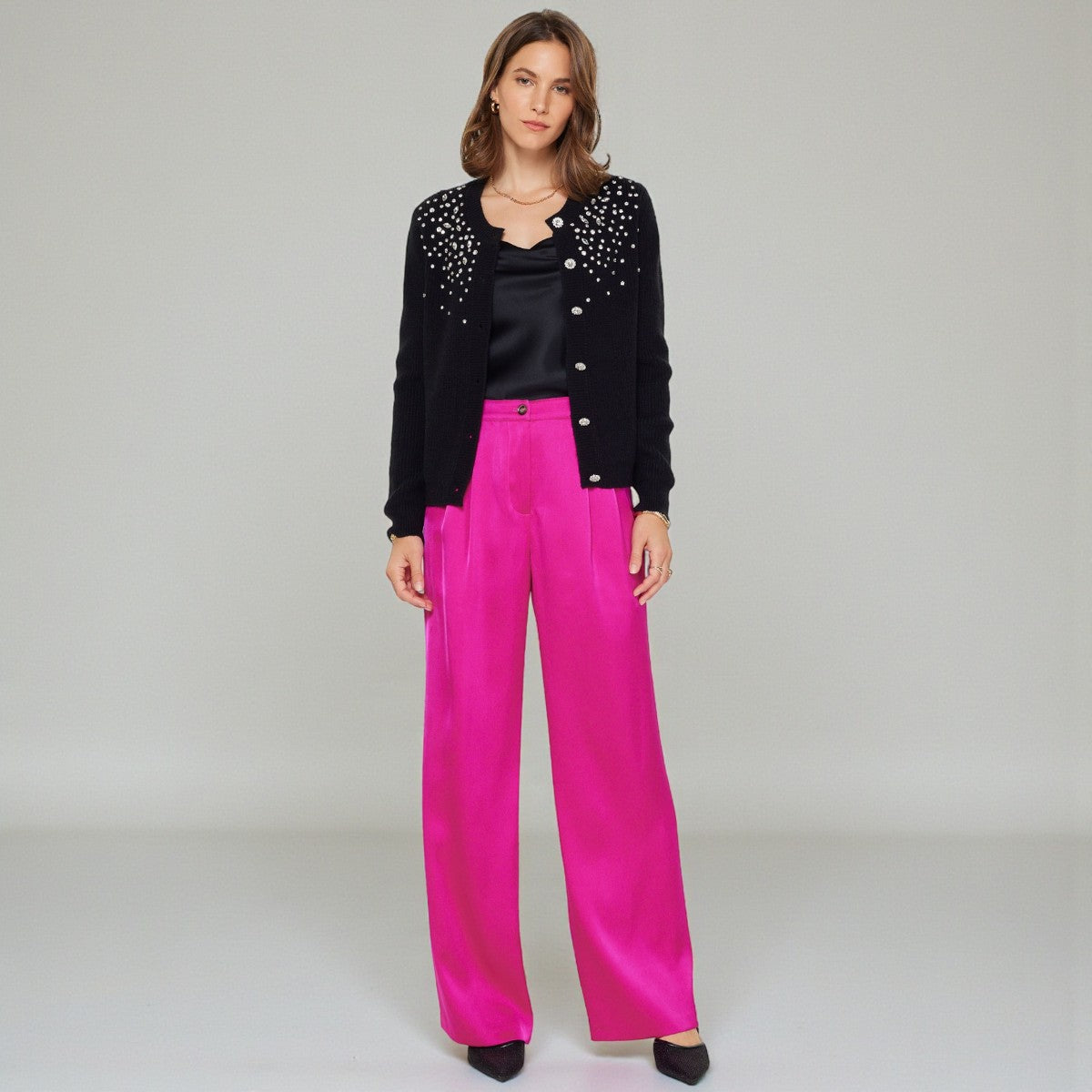 Sueter Negro con Decoracion