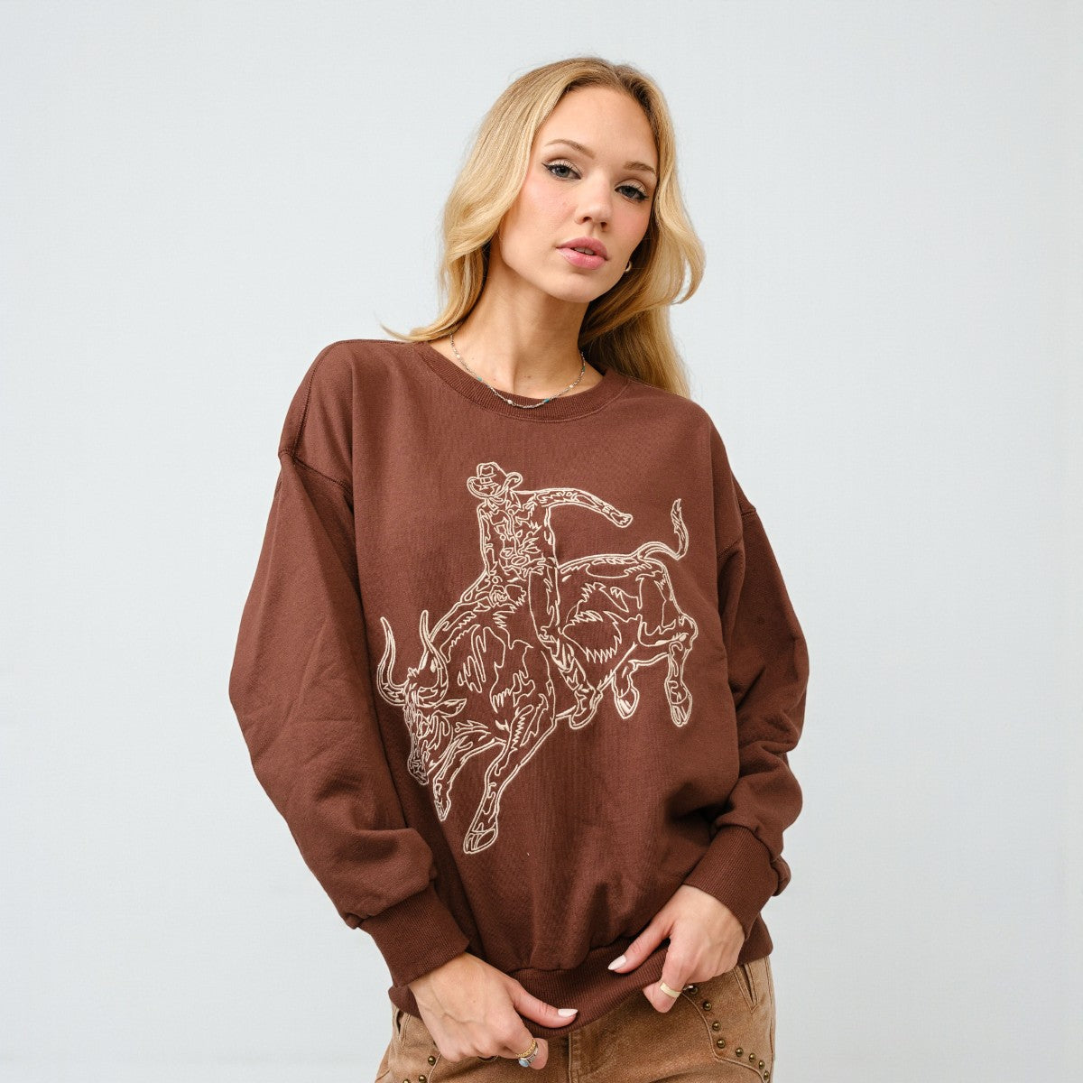 Sudadera Cafe con Estampado