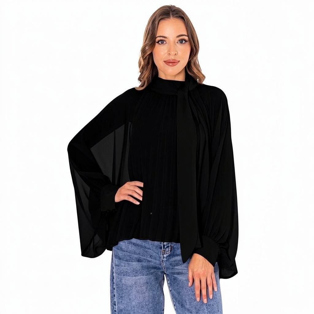 Blusa Negra Holgada