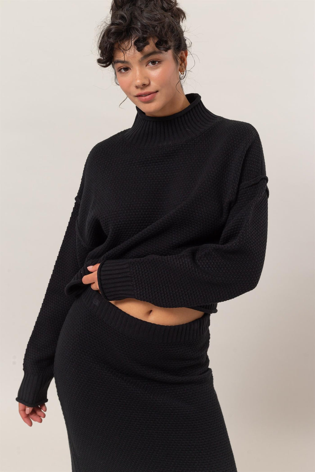 Set Negro de Punto