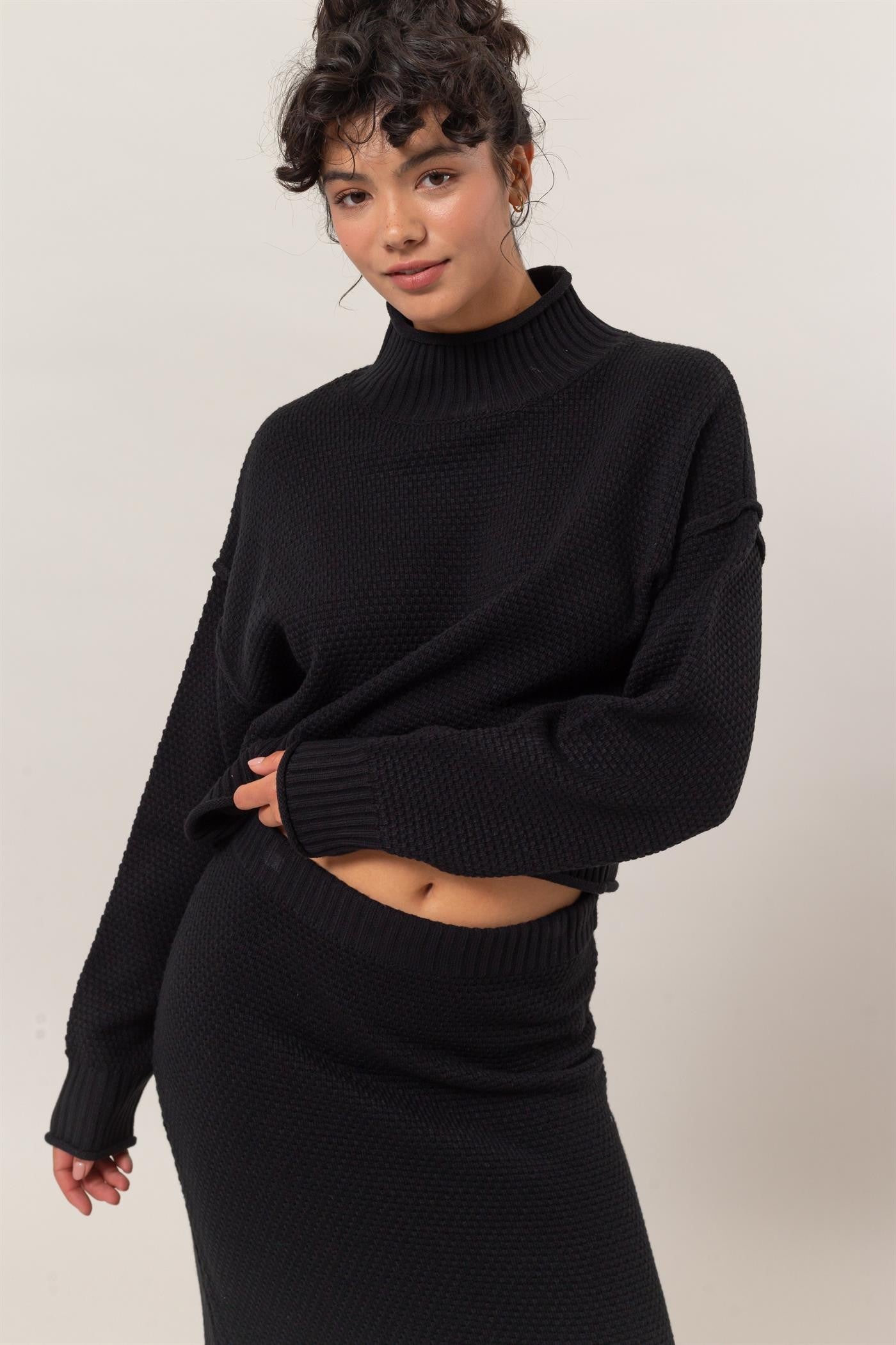 Set Negro de Punto