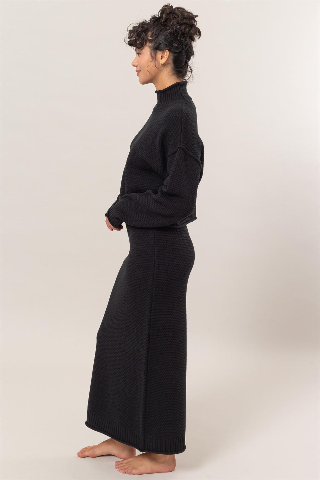 Set Negro de Punto