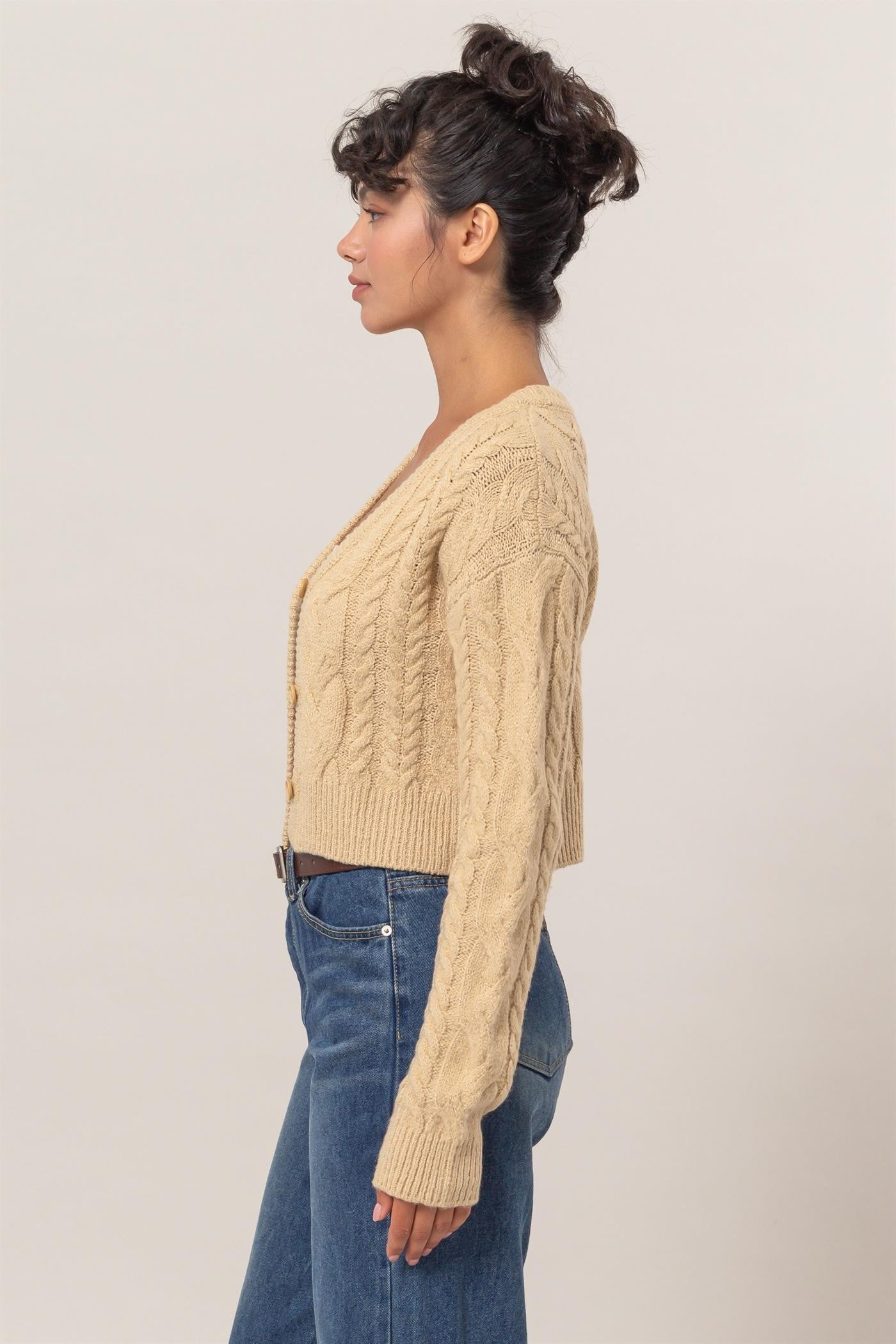 Sueter Taupe de Punto