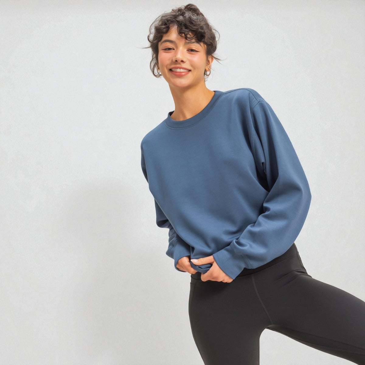 Sudadera Azul Casual