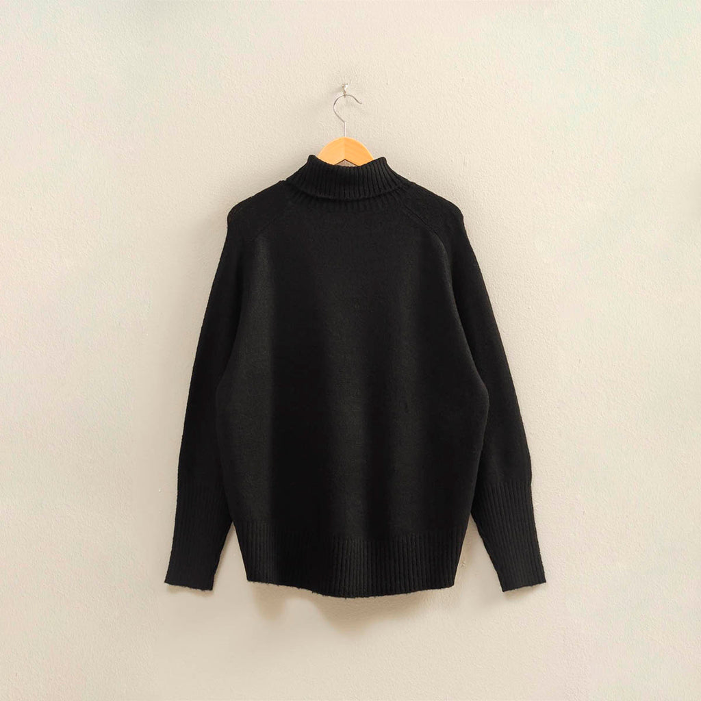 Sueter Negro Cuello Alto