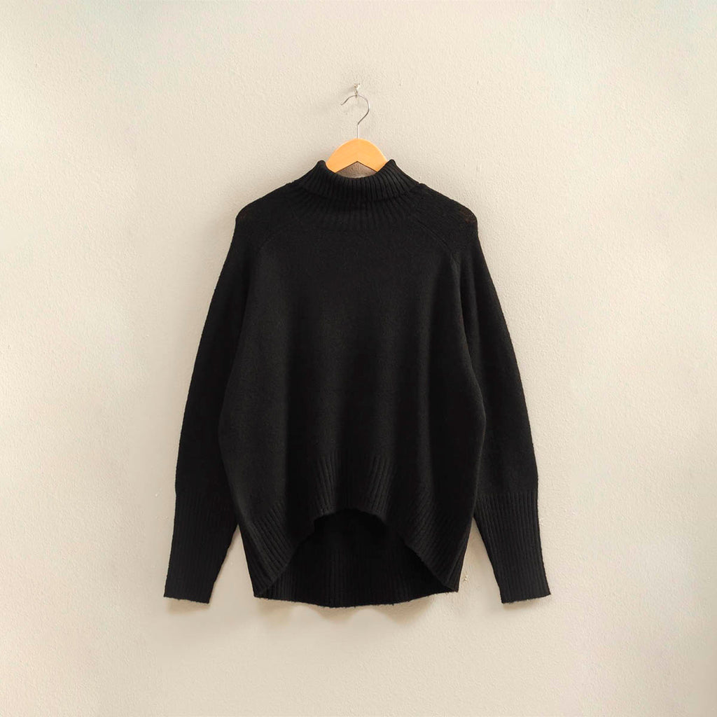 Sueter Negro Cuello Alto