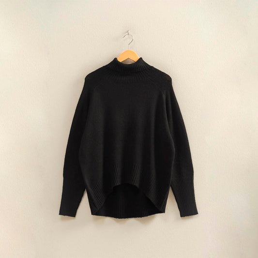 Sueter Negro Cuello Alto
