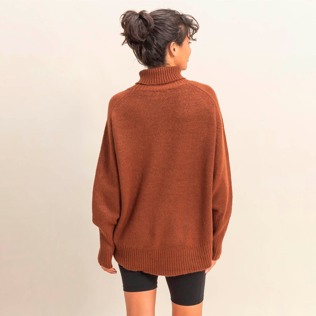 Sueter Cafe Cuello Alto