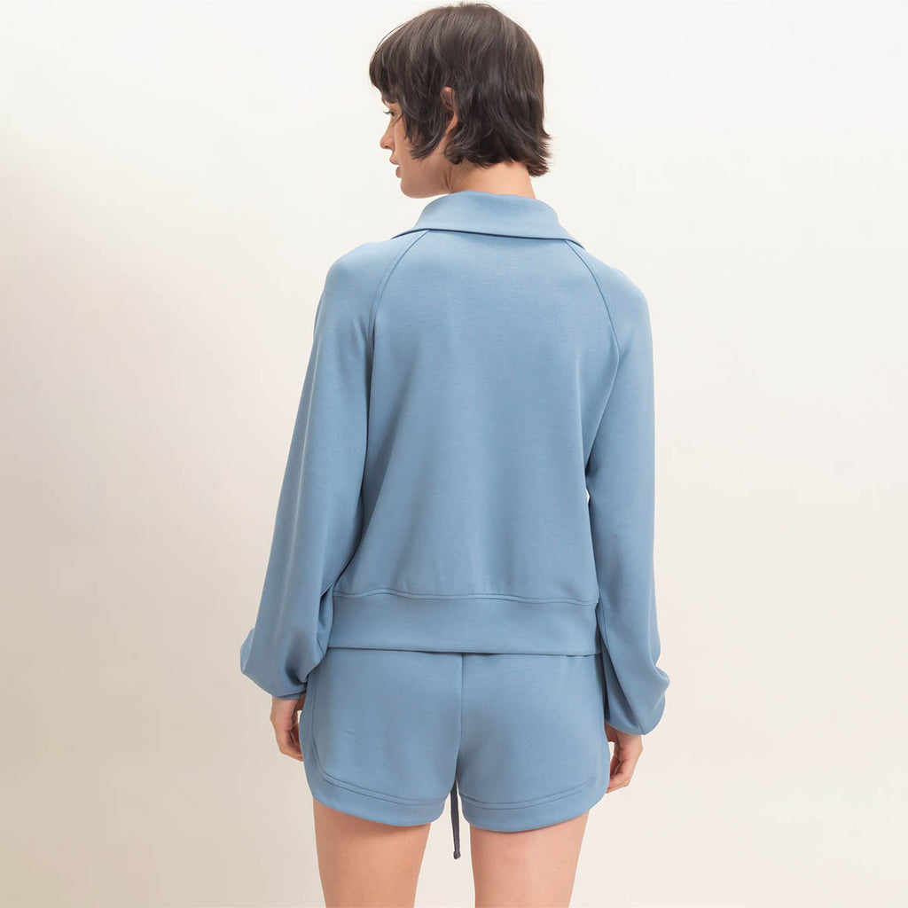 Sudadera Azul Basica