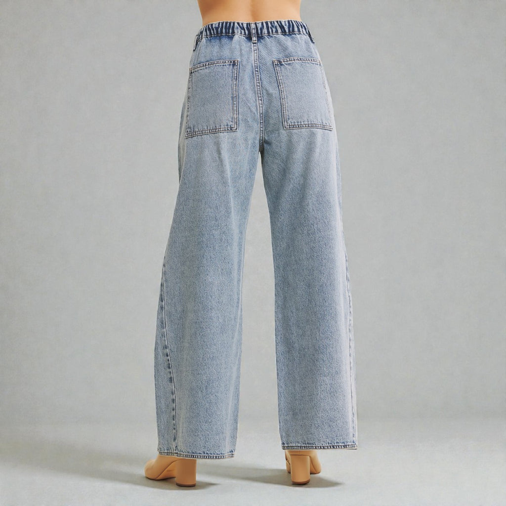 Jeans Azul de Pierna Ancha