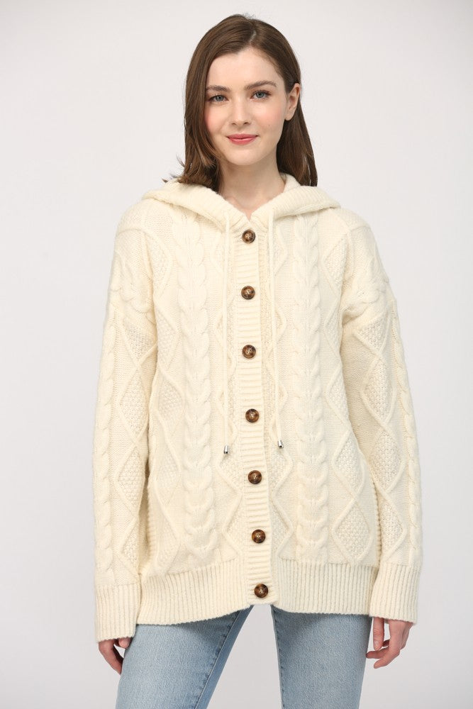 Sueter Blanco con Gorro