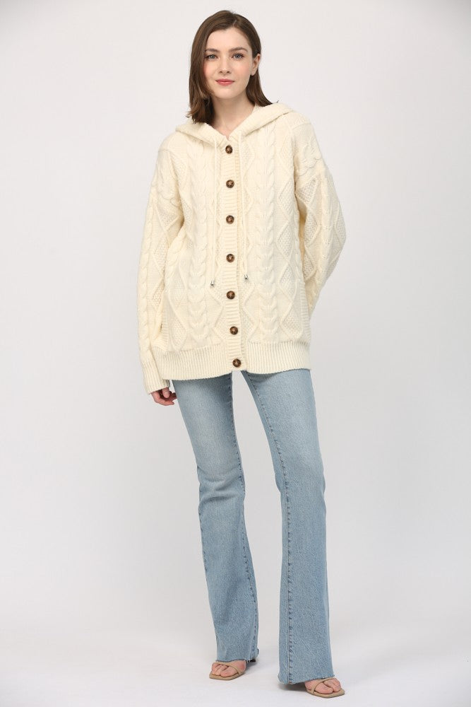 Sueter Blanco con Gorro